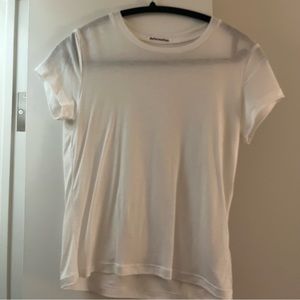 Reformation Alex White Slim Tee
